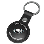 Philadelphia Eagles Personalized Insignia Black Airtag Holder