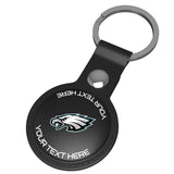Philadelphia Eagles Personalized Insignia Black Airtag Holder