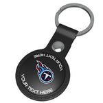 Tennessee Titans Personalized Insignia Black Airtag Holder