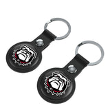 University of Georgia Bulldogs Uga Insignia Black Airtag Holder 2-Pack