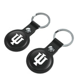 Indiana University Hoosiers Insignia Black Airtag Holder 2-Pack