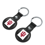 Indiana University Hoosiers Insignia Black Airtag Holder 2-Pack