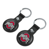 Ohio State Buckeyes Insignia Black Airtag Holder 2-Pack-2