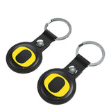 University of Oregon Ducks Insignia Black Airtag Holder 2-Pack