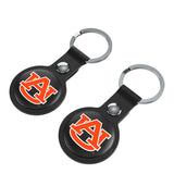 University of Auburn Tigers Insignia Black Airtag Holder 2-Pack