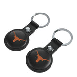 University of Texas Longhorns Insignia Black Airtag Holder 2-Pack