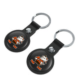 Cleveland Browns Historic Collection Insignia Black Airtag Holder 2-Pack