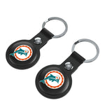 Miami Dolphins 1966-1973 Historic Collection Insignia Black Airtag Holder 2-Pack