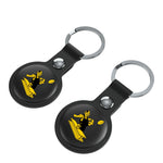 Pittsburgh Steelers 1961 Historic Collection Insignia Black Airtag Holder 2-Pack