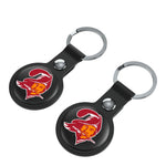 Tampa Bay Buccaneers Historic Collection Insignia Black Airtag Holder 2-Pack