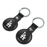 LA Dodgers Insignia Black Airtag Holder 2-Pack