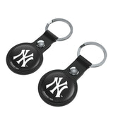 New York Yankees Insignia Black Airtag Holder 2-Pack