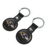 Baltimore Ravens Insignia Black Airtag Holder 2-Pack-2