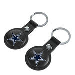 Dallas Cowboys Insignia Black Airtag Holder 2-Pack