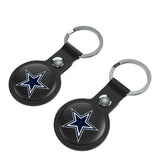 Dallas Cowboys Insignia Black Airtag Holder 2-Pack