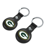 Green Bay Packers Insignia Black Airtag Holder 2-Pack
