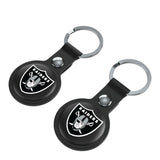 Las Vegas Raiders Insignia Black Airtag Holder 2-Pack