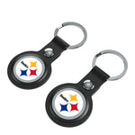 Pittsburgh Steelers Insignia Black Airtag Holder 2-Pack