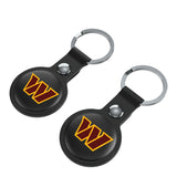 Washington Commanders Insignia Black Airtag Holder 2-Pack