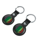 Marvel Avengers Hulk Sigil Black Airtag Holder 2-Pack
