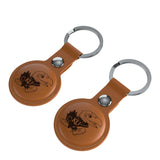 University of Kansas Jayhawks Burn Brown Airtag Holder 2-Pack