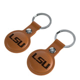 Louisiana State University Tigers Burn Brown Airtag Holder 2-Pack