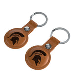 Michigan State University Spartans Burn Brown Airtag Holder 2-Pack