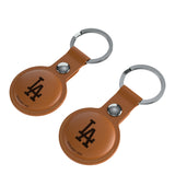 LA Dodgers Burn Brown Airtag Holder 2-Pack
