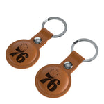 Philadelphia 76ers Burn Brown Airtag Holder 2-Pack-2