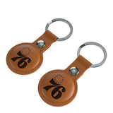 Philadelphia 76ers Burn Brown Airtag Holder 2-Pack-2