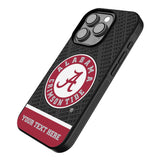 University of Alabama Crimson Tide Personalized EndZone Plus Bump Phone Case for Apple iPhone