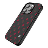 Ohio State University Buckeyes Fashion Pattern Bump Phone Case for Apple iPhone-1