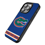 University of Florida Gators Personalized Stripe Bump Phone Case for Apple iPhone