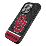 University of Oklahoma Sooners Personalized EndZone Plus Bump Phone Case for Apple iPhone