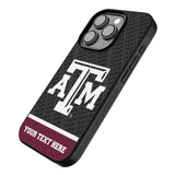 Texas A&M University Aggies Personalized EndZone Plus Bump Phone Case for Apple iPhone