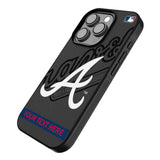 Atlanta Braves Personalized Tilt Bump Phone Case for Apple iPhone