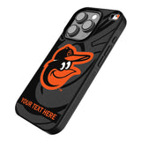 Baltimore Orioles Personalized Tilt Bump Phone Case for Apple iPhone