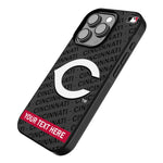 Cincinnati Reds Personalized Tilt Bump Phone Case for Apple iPhone