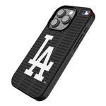 LA Dodgers Text Backdrop Bump Phone Case for Apple iPhone