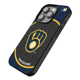 Milwaukee Brewers Personalized Circle Bump Phone Case for Apple iPhone