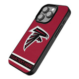 Atlanta Falcons Personalized Stripe Bump Phone Case for Apple iPhone