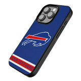 Buffalo Bills Personalized Stripe Bump Phone Case for Apple iPhone
