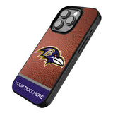 Baltimore Ravens Personalized Football Bump Phone Case for Apple iPhone