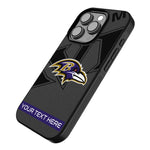 Baltimore Ravens Personalized Tilt Bump Phone Case for Apple iPhone
