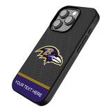 Baltimore Ravens Personalized EndZone Plus Bump Phone Case for Apple iPhone