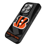 Cincinnati Bengals Personalized Tilt Bump Phone Case for Apple iPhone