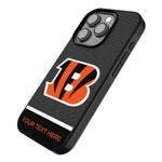 Cincinnati Bengals Personalized EndZone Plus Bump Phone Case for Apple iPhone