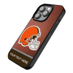 Cleveland Browns Personalized Football Bump Phone Case for Apple iPhone