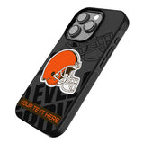 Cleveland Browns Personalized Tilt Bump Phone Case for Apple iPhone