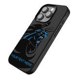 Carolina Panthers Personalized Tilt Bump Phone Case for Apple iPhone